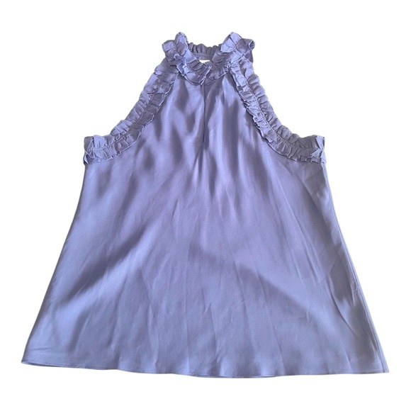 Banana Republic Blue Silk Halter Neck Top size L - Picture 8 of 8